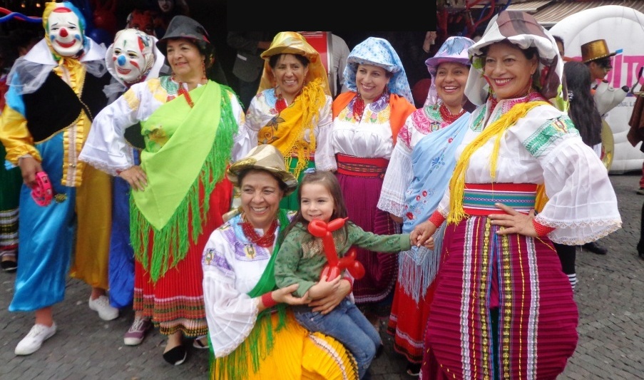 fiesta tradicional Ecuatoriana